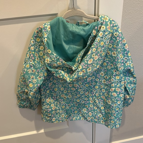 Mango kids floral windbreaker jacket - Picture 3 of 3